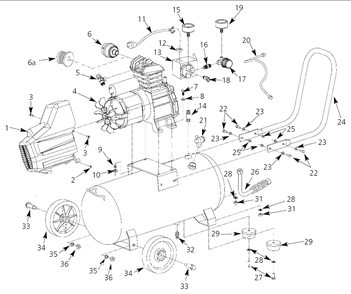 Part Location Diagram of CW212300AV Campbell Hausfeld Pressure Switch 95-125 Hl5501
